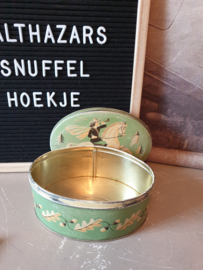 Oud verkade koektrommeltje paard