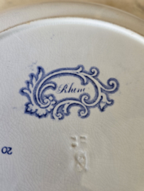 Antiek engels warmhoudbord Rhine