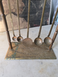 Antiek messing lepelrekje