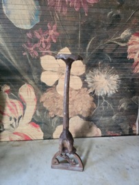 Gietijzeren waxinelicht houder kat