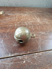 Antiek messing geitenbel