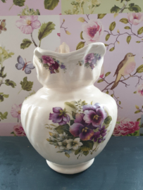 Brocante romantisch engels lampetstel rozen bloemen