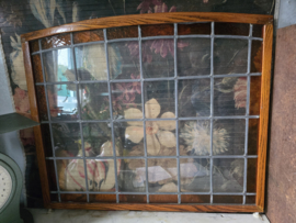 Oud glas in lood raam
