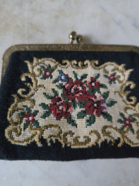 Oud petit point beursje nr3