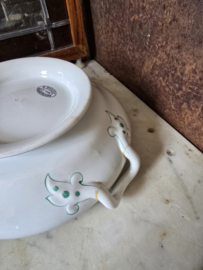 Schaal petrus regout groen biesje