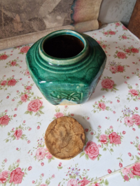Grote gemberpot groen nr9