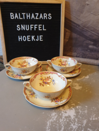 Soepkom met schotel Victorian Johnson Bros