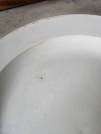 Creme beboterde serveerschaal petrus regout
