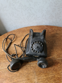 Oude zwart bakelieten telefoon PTT