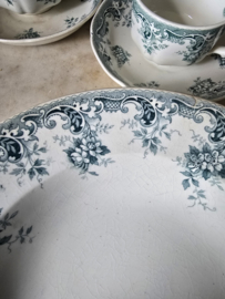 Lot antiek servies Andree societe ceramique maastricht