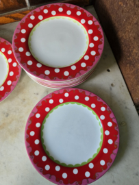 Ontbijtbord oilily polkadot servies