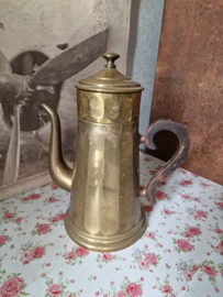 Antiek koperen cafetiere