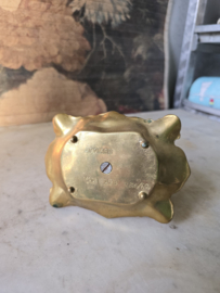 Art nouveau messing asbak luciferhouder