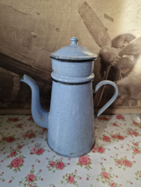 Frans emaille koffiepot cafetiere