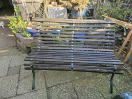 Oude parkbank tuinbank