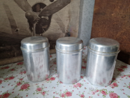 Aluminium koffie thee suiker bussen