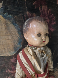 Antieke staande pop jongen ANJO
