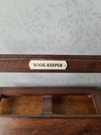 Oude houten book keeper