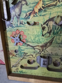 Oud knikkerspel flipperspel