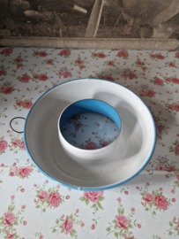 Deens blauw emaille tulband