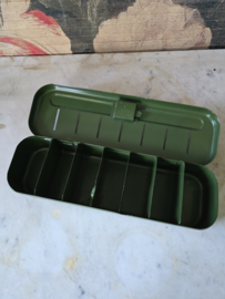 Donkergroen blikken spaardoos Brabantia