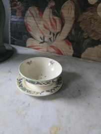 Fruittest met onderbord plateel plazuid