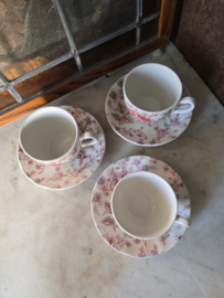 Kop en schotel rose chintz Johnson Bros