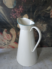 Creme emaille waterkan