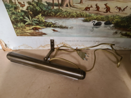 Antiek messing pianolamp schilderijlamp