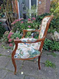 Oud dames stoeltje paradijsvogel