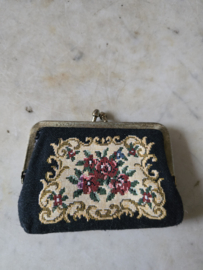 Oud petit point beursje nr3