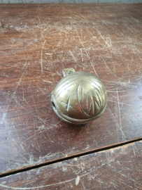 Antiek messing geitenbel