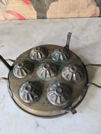 Antiek koperen evenveeltjes pan