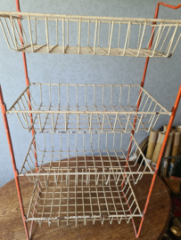Retro tomado voorraadrek groenterek