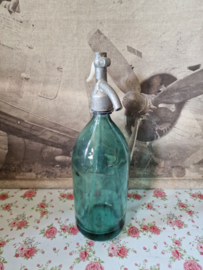 Blauw groen glazen spuitfles nr3