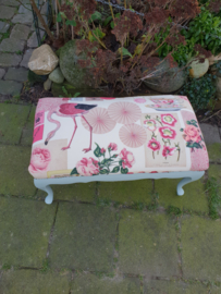 Voetenbank footstool flamingo