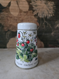 Oud blikken suikerstrooier