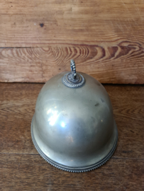 Antiek verzilverde cloche