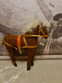 Oud flock paardje pony