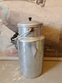 Oude aluminium melkbus 5 liter