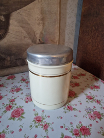 Creme emaille thee bus