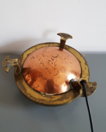 Antiek koperen kajuitlamp scheepslamp