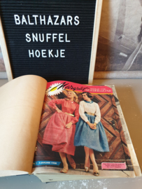 Oude gebonden Margriet tijdschriften 1958