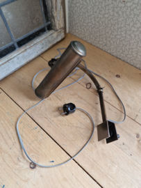 Oud koperen pianolamp schilderijlamp nr5