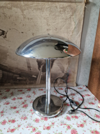 Chroom mushroom lamp