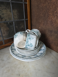 Lot antiek servies Andree societe ceramique maastricht