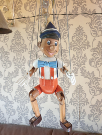 Houten marionet pinokkio pop