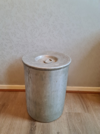 Aluminium bak melkbus met deksel