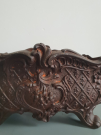 Antieke franse gietijzeren jardiniere nr1