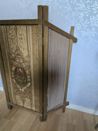 Klein antiek kamerscherm haardscherm